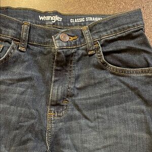 Wrangler Men's Straight Jeans - Deep Indigo